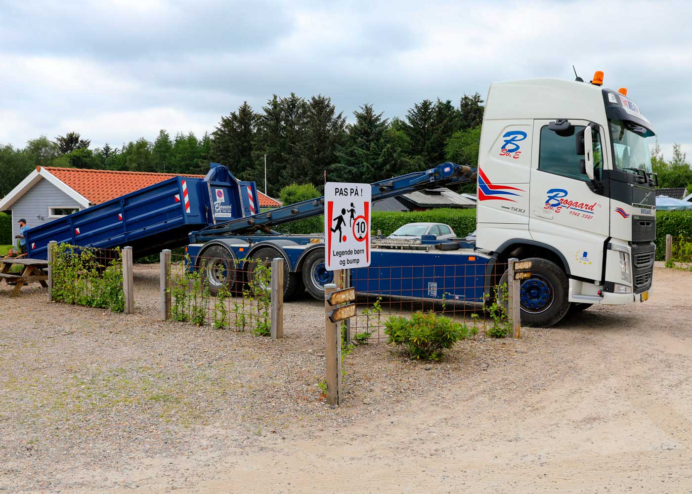 Vognmand Brogaard container lastbiler